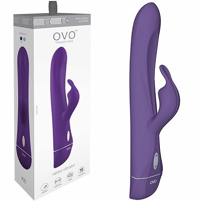 ＯＶＯ　Ｋ６　ラビットバイブ　（パープル）