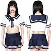 エロコス　セーラー服Ｅ　ネイビー